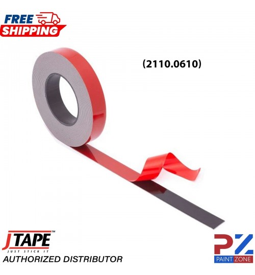 J Tape Double Sided Acrylic Adhesive Tape 6mm x 10m (2110.0610)